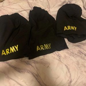 Army PT shorts